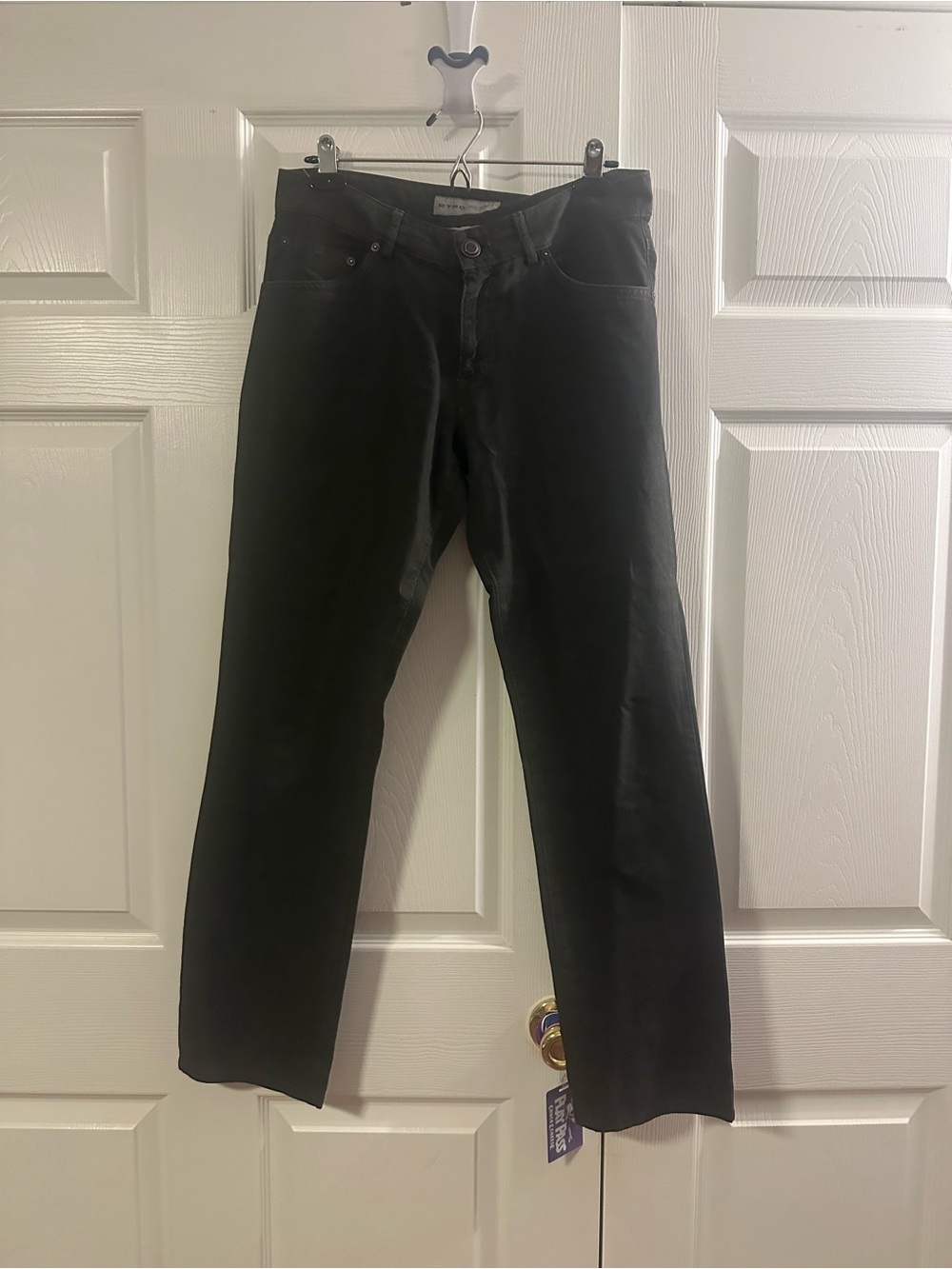 ETRO Spa Via Spartaco 3 Trousers Green/Black Mens 32